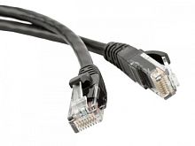 Патч-корд F/UTP экран. Cat.6 LSZH 1 м черный, Hyperline PC-LPM-STP-RJ45-RJ45-C6-1M-LSZH-BK | код 30852 | Hyperline