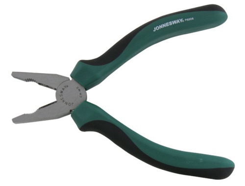 P8007 Пассатижи улучшенные с двухкомпонентными рукоятками, 180 мм | код P8007 | JONNESWAY