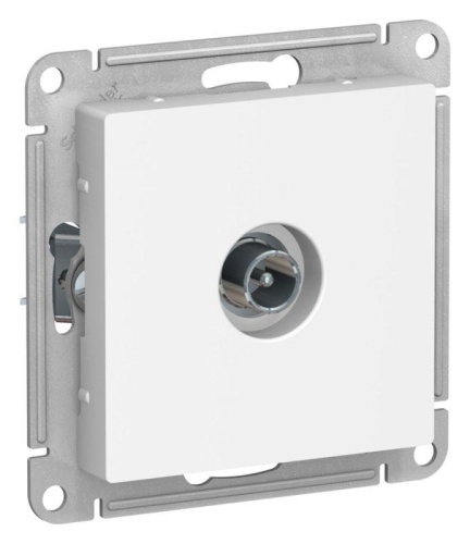 Розетка телевизионная оконечная TV AtlasDesign 1дБ механизм лотос | код ATN001391 | Systeme Electric