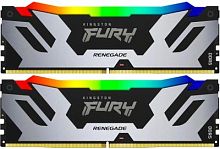Память DDR5 2x24GB 6400MHz Kingston KF564C32RSAK2-48 Fury Renegade XMP RGB RTL Gaming PC5-51200 CL32 DIMM 288-pin 1.4В kit с радиатором Ret | код 2000443 | Kingston