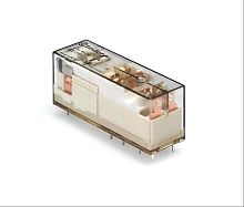 Реле безопасности электромеханическое (реле с принудительным управлением контактами), монтаж на печатную плату, 2NO + 2NC, контакты AgSnO2, катушка 48В DC, влагоащита RTIII | код 501490484220 | Finder