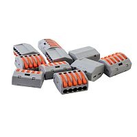 Клемма строительно-монтажная СМК 5 пр. до 4мм 32А 450 В 10шт V02-9W-222-415 сер. Volsten 15221