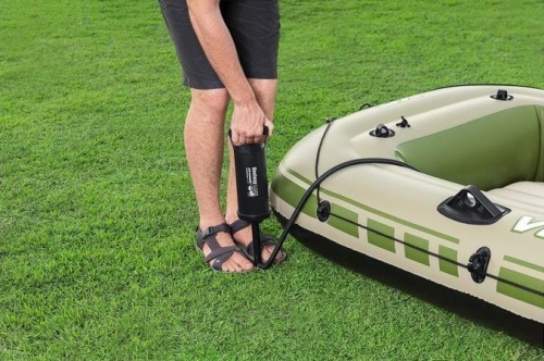 Лодка надувная Voyager (65164) Х3 294х137см весла насос Bestway 6941607338292 фото 4