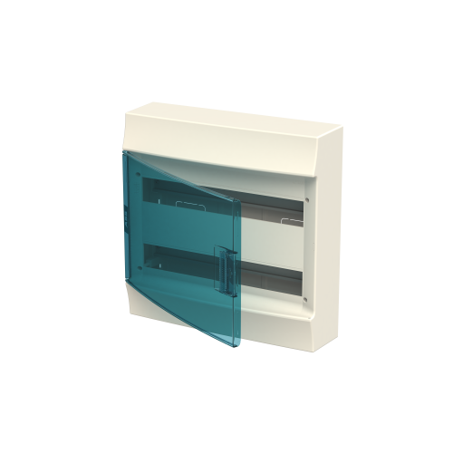 Щит распределительный навесной ЩРн-п-36 пластиковый Mistral41 зеленая прозрачная дверь с клеммами IP41 | код 1SPE007717F0921 | ABB