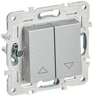 SKANDY Выключ. жалюзи 10А SK-V12S сереб. IEK | код SK-V15-0-10-K23 | IEK