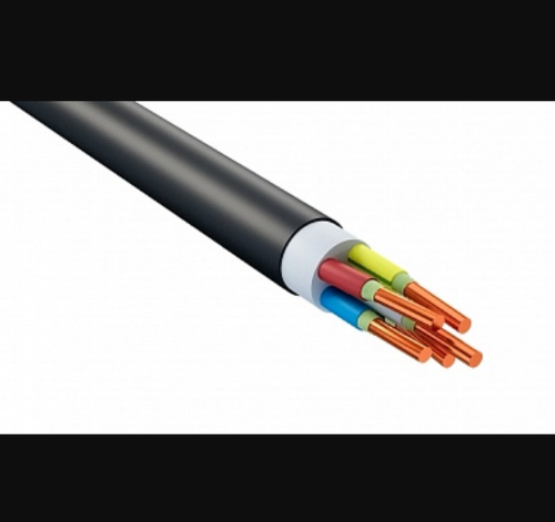 Кабель силовой ВВГнг(А)-FRLSLTx 5х4 (N.PE)-0.660 однопроволочный (барабан) | код 0749400001 | Алюр