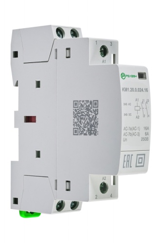 KM1.20.0.024.16 Модульный контактор 2НО контакта 16А (~/= 24В AC/DC) | код KM120002416 | РЕЛЕОН KM1.20.0.024.16 Модульный контактор 2НО контакта 16А (~/= 24В AC/DC) | код KM120002416 | РЕЛЕОН