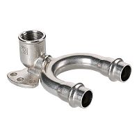 Водорозетка проходная нерж. сталь 15х1/2" | код. VTi.954.DI.150415 | VALTEC