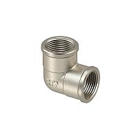 Угольник латунь внутр./внутр. резьба 2дюйм х90град. еврослот никель | код 40992 | RTP