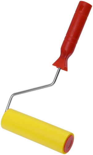 Валик прижимной резиновый, для обоев, желтый 150 мм | код 2977 | FIT фото 2