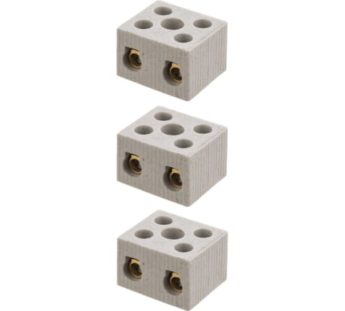 Керамический блок зажимов 30 Ампер 2 пары контактов с крепежным отверстием TDM | код SQ0531-0508 | TDM Керамический блок зажимов 30 Ампер 2 пары контактов с крепежным отверстием TDM | код SQ0531-0508 | TDM