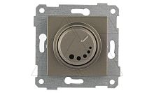 Rita - Светорегулятор (RC) с подсветкой, поворотный, 325 Вт, антрацит | код 2200-447-0286 | Mutlusan