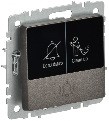 BRITE Кнопка звонка с инд. отел. 10А ВС10-1-9-БрТБ бр. IEK | код BR-V14-2-10-K45 | IEK