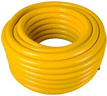 Шланг поливочный ПВХ усиленный, пищевой трехслойный армированный 1,25м (жёлтый) Вихрь, , Шт | код 73/7/2/34 | ВИХРЬ