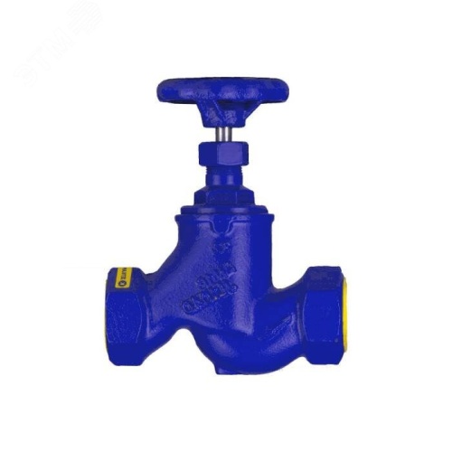 Клапан запорный чугунный 201A 40 Ру16 Тмакс 200С ВР со штурвалом сальниковый | код 201A040C00 | Zetkama