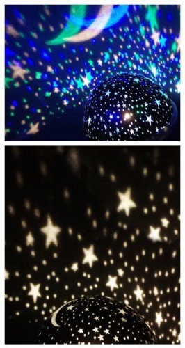 Светильник настольный KD-828 C02 LED 6.5Вт 230В 360лм сенс.рег.ярк. CCT RGB-ночник "Звездн. небо" черн. Camelion 13007