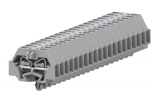 240317 Клемма TB проходная 1-1 с бок. подключ. с защелк. ножками, сеч.1.5мм2 , жёлто-зел., шт | код 240317 | SUPU
