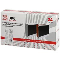 Щит распределительный со слаботочным отсеком ЭРА MultiBox bs-24f встраиваемый пластиковый 24 модуля IP40 | код Б0059317 | ЭРА