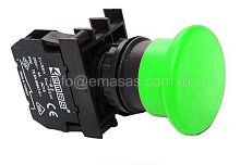 Кнопка Грибок зеленая B100MY | код B100MY | EMAS
