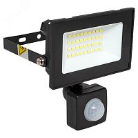 Прожектор светодиодный ДО-30Вт 2400 лм 6500К 230В IP54 с инфракрасным датчиком движения СДО-3003 EKF | код FLL-3003-30D-6500 | EKF