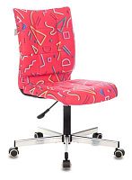 Кресло Бюрократ CH-330M малиновый Sticks 05 крестов. металл хром | код 1624531 | БЮРОКРАТ