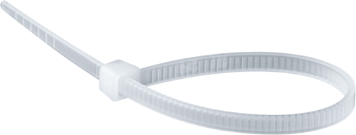 Хомут 250х2,5мм белый нейлон (100 шт) | код 80819 | Navigator Group