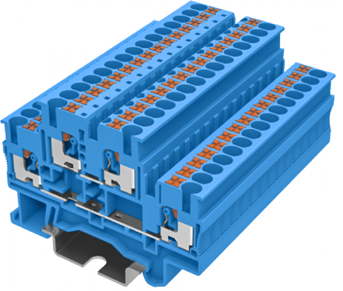 TPD4-2-BU Клемма TP 1-1 проходная 2-уровневая, сеч. 4мм2, син., шт | код TPD4-2-BU | SUPU TPD4-2-BU Клемма TP 1-1 проходная 2-уровневая, сеч. 4мм2, син., шт | код TPD4-2-BU | SUPU