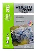 Фотобумага Cactus CS-MA318050 A3/180г/м2/50л./белый матовое для струйной печати | код 1558442 | CACTUS