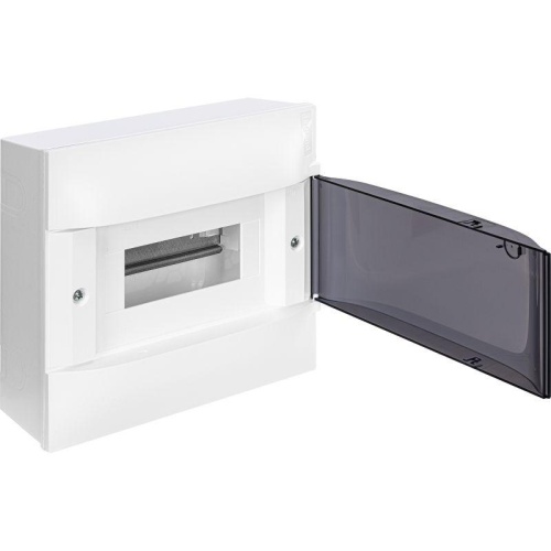 Щиток пластиковый навесной Practibox S 1х8 дым. дверь | код 134618 | Legrand фото 2 Щиток пластиковый навесной Practibox S 1х8 дым. дверь | код 134618 | Legrand фото 2