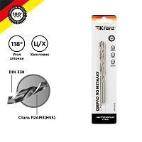 Сверло по металлу 9.0мм HSS DIN 338 (уп.1шт) KR-91-0572 Kranz