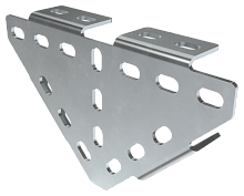 Косынка монтажная c отгибом под 90град HDZ IEK | код CKS10-TCO-90-HDZ | IEK