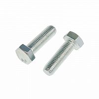 Болт DIN933 с шестигранной головкой оцинкованный М12х40 (15 шт) - коробка с ок. Tech-KREP | код 126526 | Tech-KREP