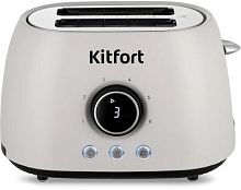 Тостер Kitfort КТ-6250 800Вт белый/черный | код 2019644 | KITFORT