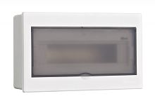 Корпус пласт. встраиваемый прозр. дв. 1 ряд 13 мод. IP41 ЩРВ-П | код 31053DEK | DEKraft