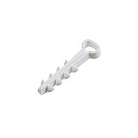 Дюбель-хомут нейлоновый прямоугольный 5-8мм бел. (уп.100шт) | код 07-4608 | Rexant