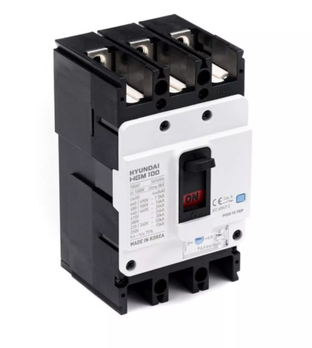 Автоматический выключатель HGM100H 2PT4S0000C 00100F 80-100A ток к.з. 26kA AC380/415В | код 13.03.02.000875 | HYUNDAI