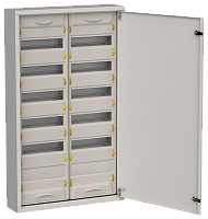 TITAN 5 Корпус мет. ЩРн-144 (2х72) 960х570х140 IP31 сер IEK | код TI5-50-N-2X072-31-7035 | IEK