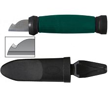 Нож электрика, нерж.сталь, 2-х сторонняя заточка, лезвие 33 мм | код 10642 | FIT