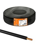 Провод ПуВнг(А)-LS 1х2,5 ГОСТ (на катушке 700м), черный TDM | код SQ0124-0100 | РЭМЗ ТМ