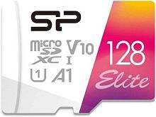 Флеш карта microSDXC 128GB Silicon Power SP128GBSTXBV1V20SP Elite + adapter | код 1562179 | Silicon Power