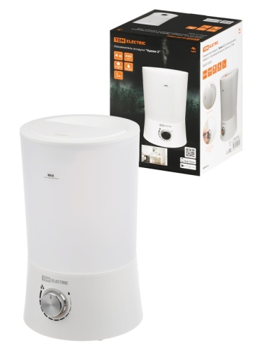 Увлажнитель воздуха Ареал 2, ультразвуковой, объём 4 л, производительность 450 мл/ч, TDM | код SQ4013-0005 | TDM