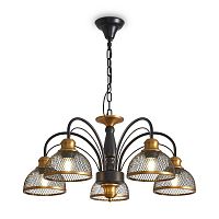Светильник Caz 5х60Вт E27 IP20 подвесной Freya FR5527PL-05BBZ
