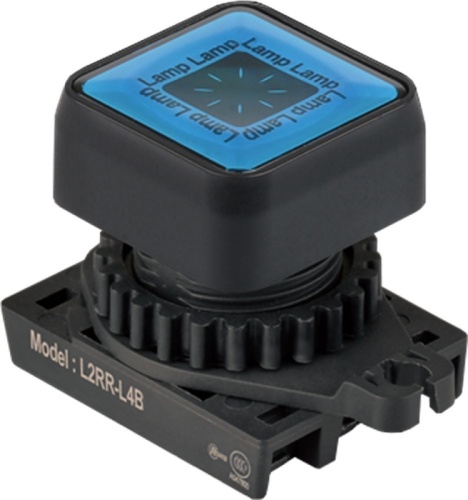 Световой индикатор L2RR-L4BD, квадратный ?30мм цвет синий 12...24В пост./ 50-60Гц, монтажное отверстие ?22/25мм | код A8026-A5550009693 | РЕЛЕ И АВТОМАТИКА Световой индикатор L2RR-L4BD, квадратный ?30мм цвет синий 12...24В пост./ 50-60Гц, монтажное отверстие ?22/25мм | код A8026-A5550009693 | РЕЛЕ И АВТОМАТИКА