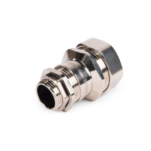 Ввод кабельный для металлорукава ВК-М25(13-18мм)-МР20 латунный Fortisflex 89196 фото 2