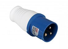 Вилка 013 2Р+РЕ 16А 230В IP44 HLT | код 083-03-01 | HLT