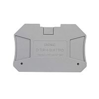 Изолятор торцевой для клемм TUR-2.5-QUATTRO | код D-TUR-2.5-QUATTRO | DKC