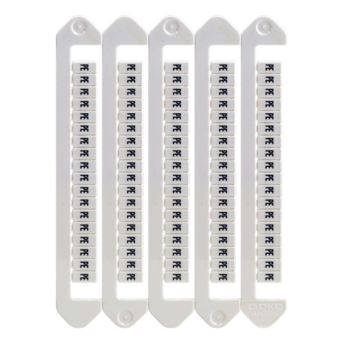 Маркировка для клемм, ширина 5 мм, символ + | код NUTB-5-PLUS | DKC