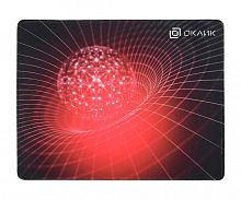 Коврик для мыши Оклик OK-FP0400 Большой красный 400x320x2мм | код 1138148 | Oklick