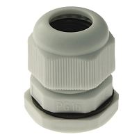 Кабельный ввод RUICHI PG16 (IP 54) Серый, полиамид | код 107850 | Ruichi