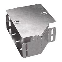 Переходник левый с крышкой Стандарт 200х150х80 Промрукав | код PR16.0492 | ПРОМРУКАВ